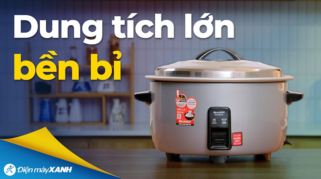 Nồi cơm nắp rời Sharp 6.5 lít KSH-H65V-SL