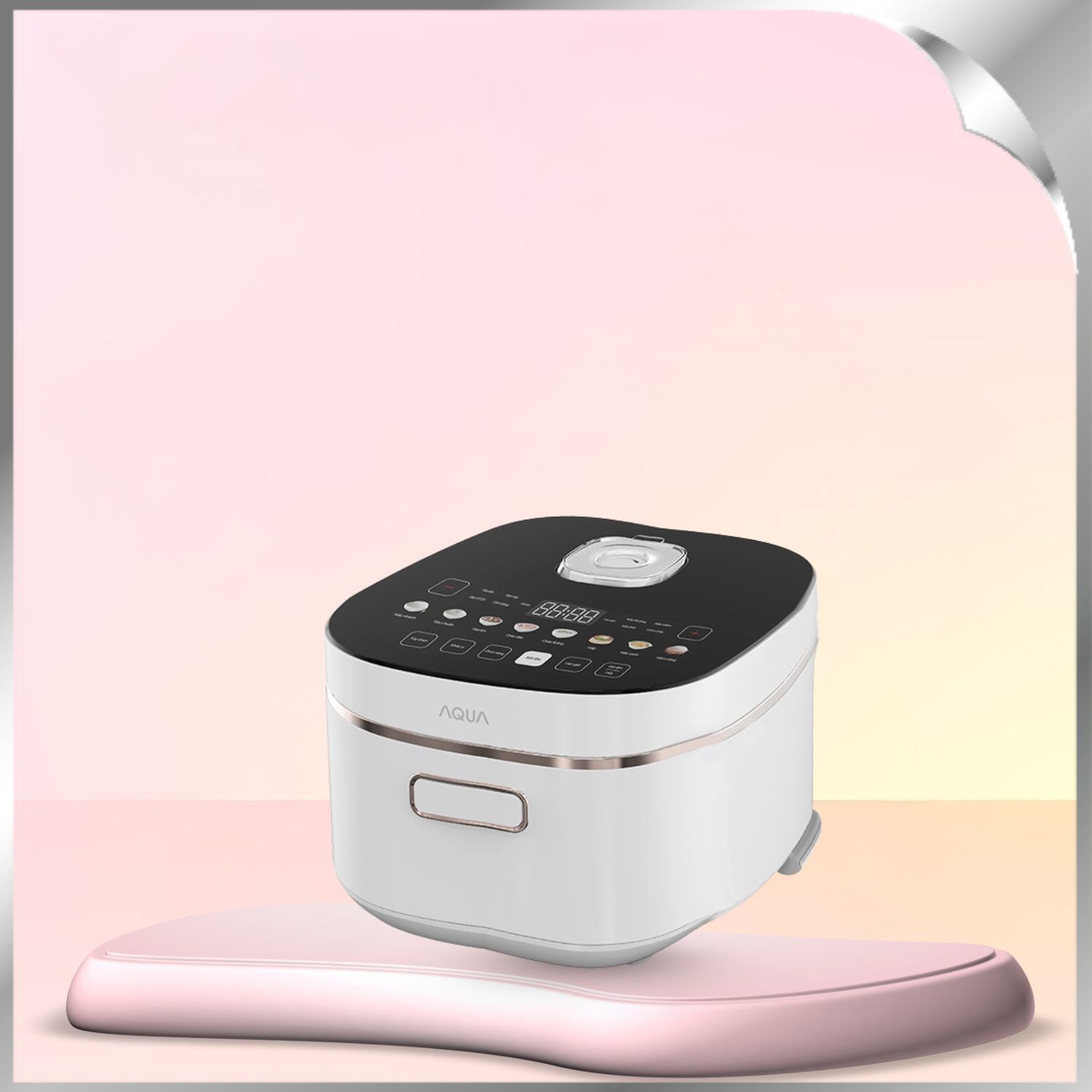 Nồi cơm điện cao tần AQUA 1.5 lít AQS-RIH401R(W)-VN