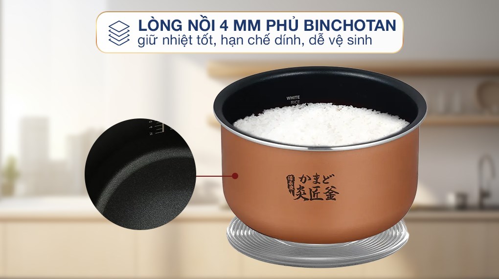 Nồi cơm điện tử Toshiba 1.8 lít RC-18DR5UVN(H)