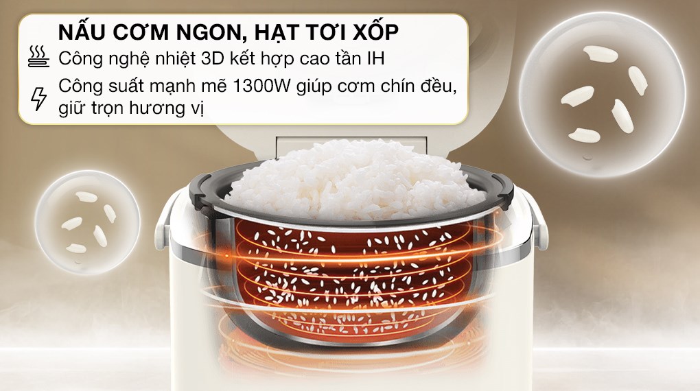 Nồi cơm cao tần Sharp 1.8 lít KS-IH18IX-WH