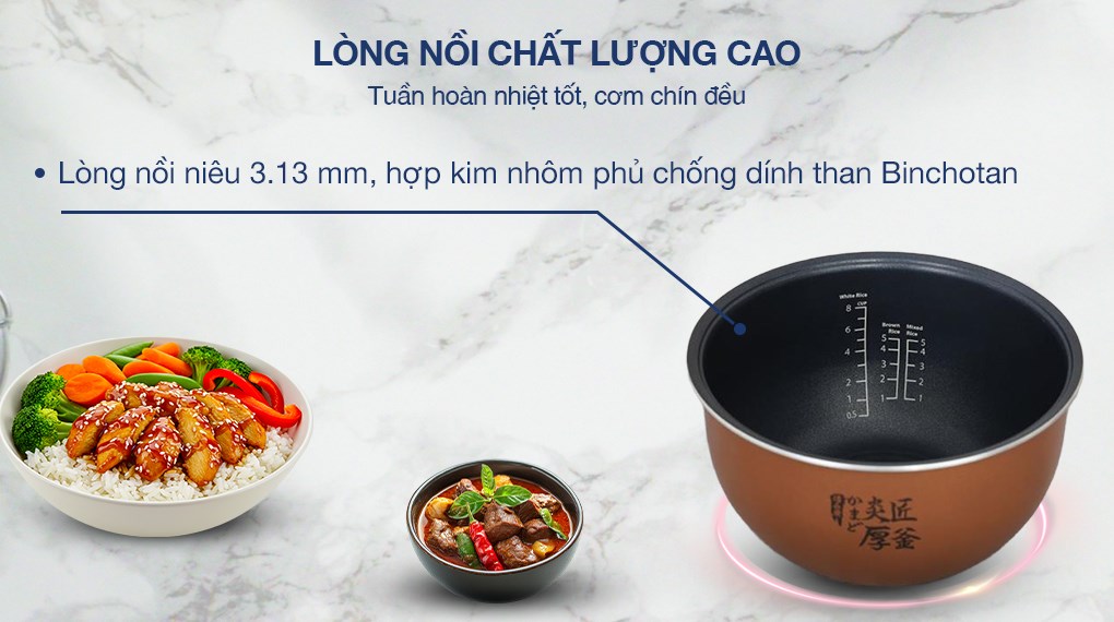 Nồi cơm cao tần Toshiba 1.5 lít RC-15IP1UVN(K)