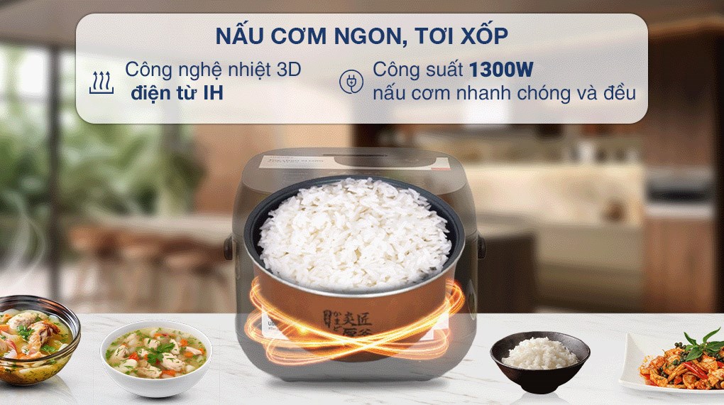 Nồi cơm cao tần Toshiba 1.5 lít RC-15IP1UVN(K)