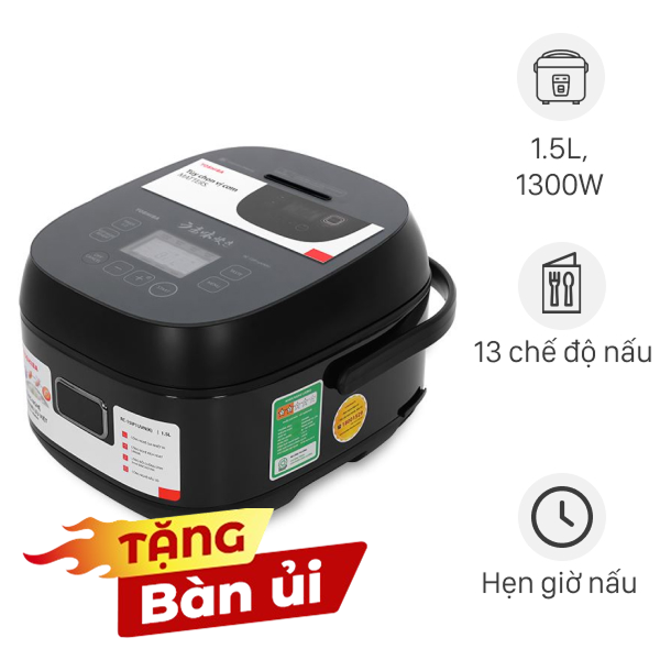 Nồi cơm điện cao tần Toshiba 1.5 lít RC-15IP1UVN(K)