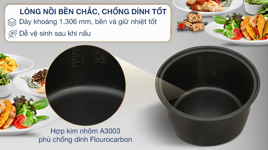 Nồi cơm nắp gài Cuckoo 2.52 lít CR-1415