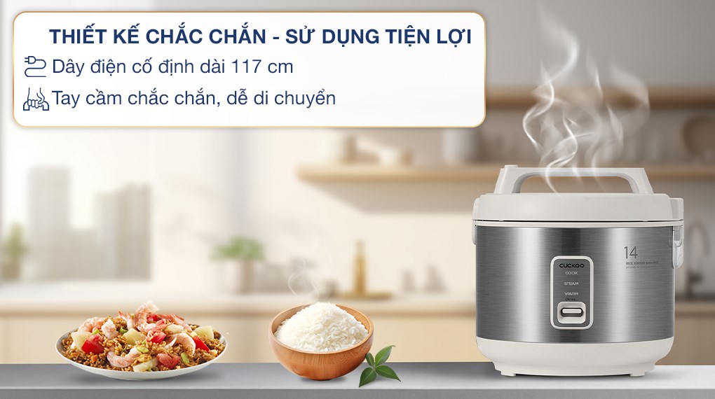 Nồi cơm nắp gài Cuckoo 2.52 lít CR-1415