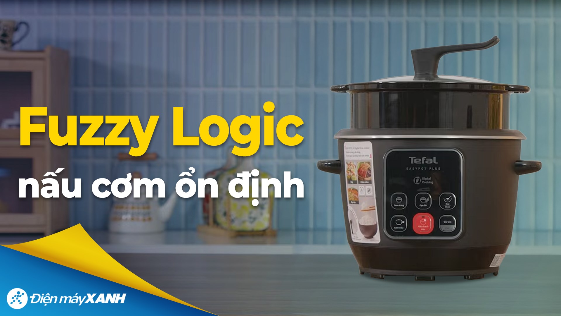 Nồi cơm điện tử Tefal 1.8 lít RK1088Y0