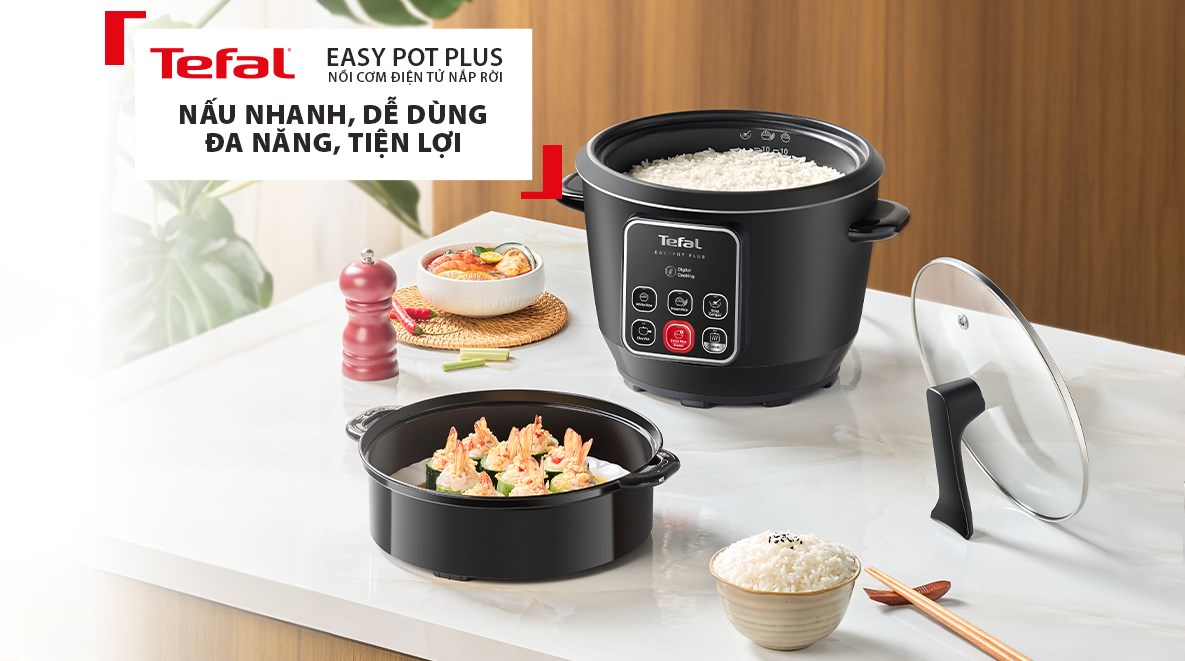 Nồi cơm điện tử Tefal 1.8 lít RK1088Y0