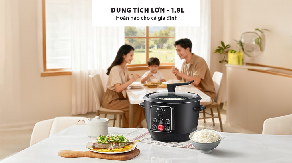 Nồi cơm điện tử Tefal 1.8 lít RK1088Y0