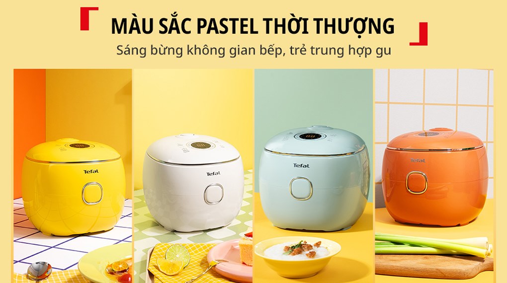 Nồi cơm điện tử Tefal 0.72 lít RK5354Y0