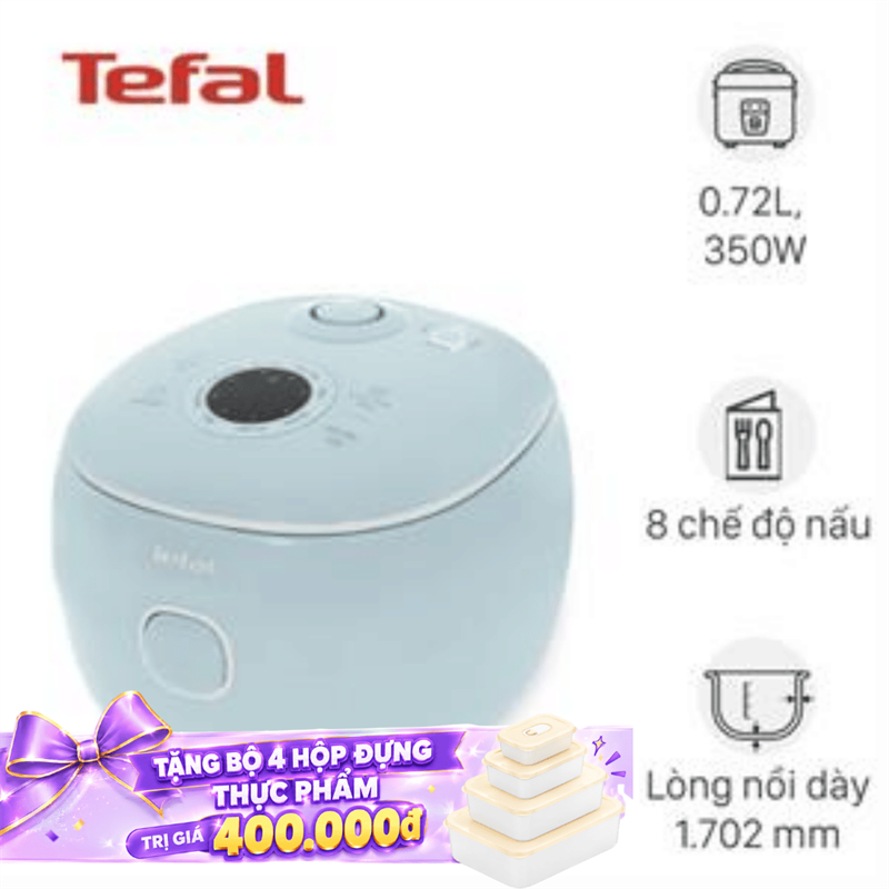Nồi cơm điện tử Tefal 0.72 lít RK5354Y0