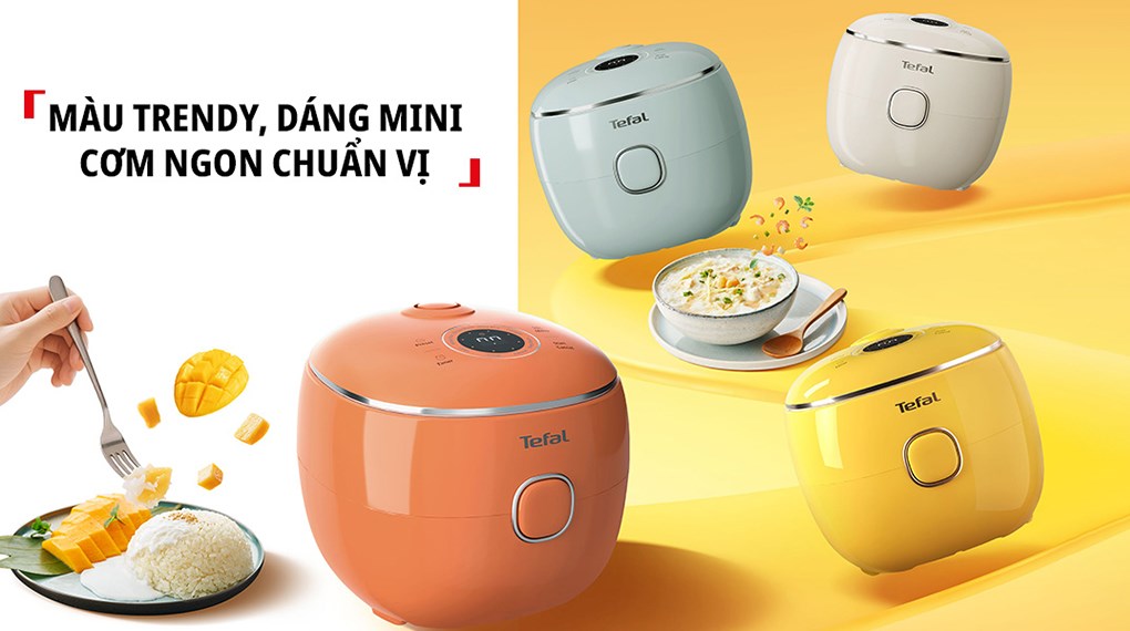 Nồi cơm điện tử Tefal 0.72 lít RK5352Y0