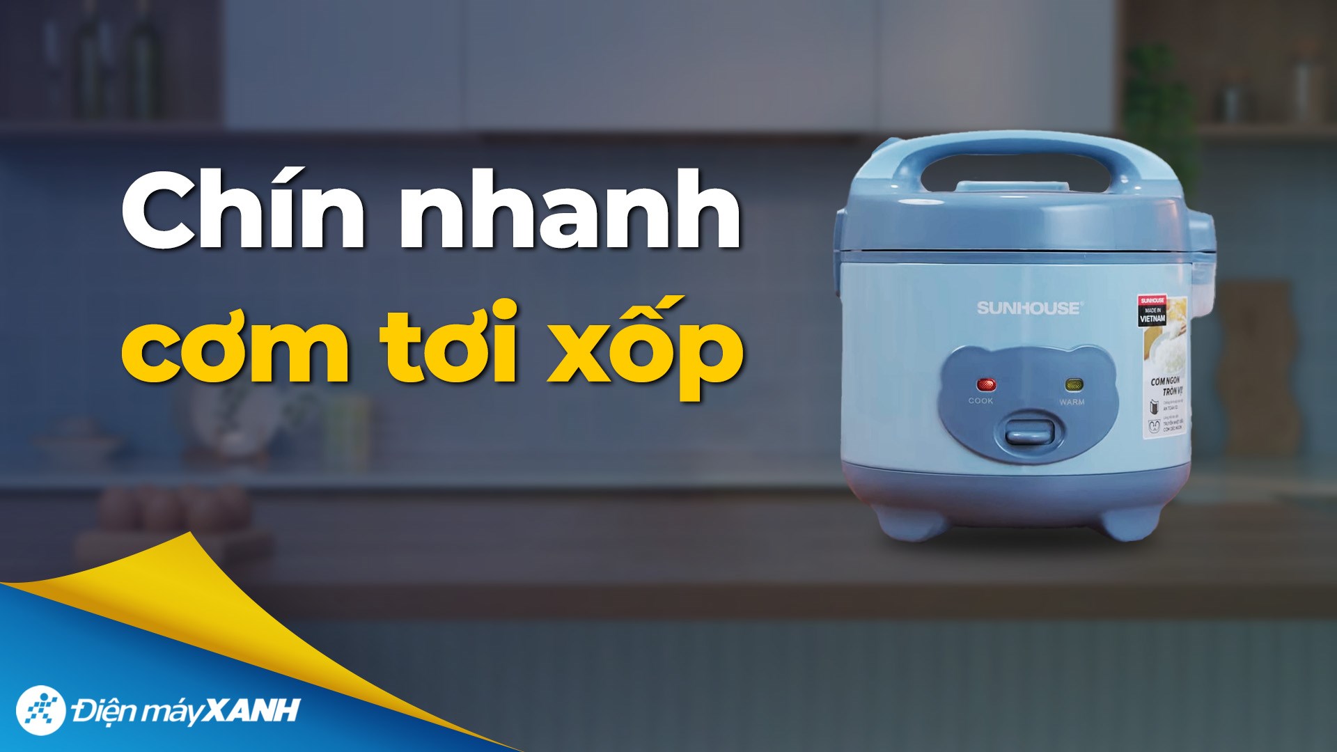 Nồi cơm nắp gài Sunhouse 1.2 lít SHD8214