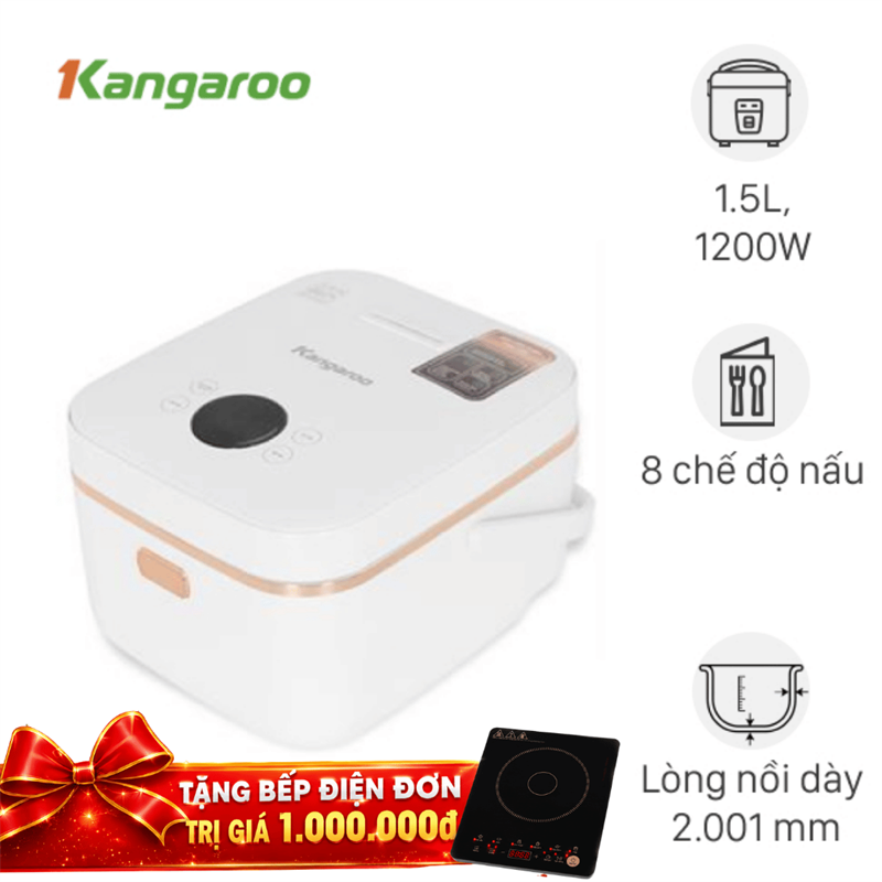 Nồi cơm điện cao tần Kangaroo 1.5 lít KGRC15IH3G