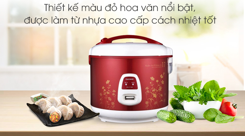 Nồi cơm nắp gài Cuckoo CR- 1713 3 lít