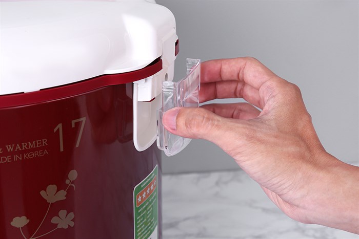 Nồi cơm nắp gài Cuckoo 3 lít CR- 1713 Màu Đỏ