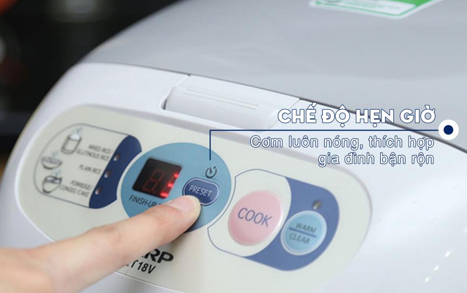 Nồi cơm điện tử Sharp 1.8 lít KS-ZT18V