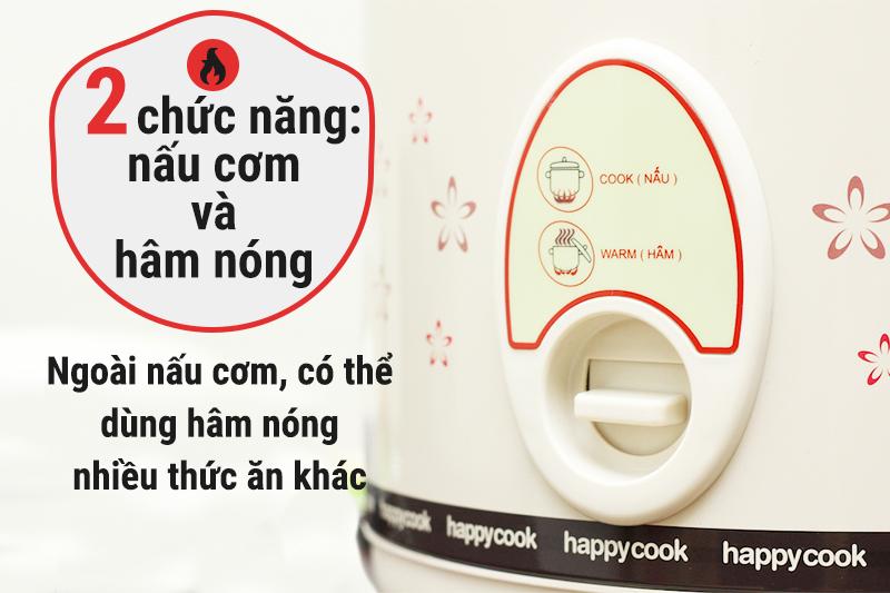 Nồi cơm điện nắp gài Happycook 1.8 lít HC-180