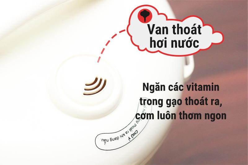 Nồi cơm điện nắp gài Happycook 1.8 lít HC-180