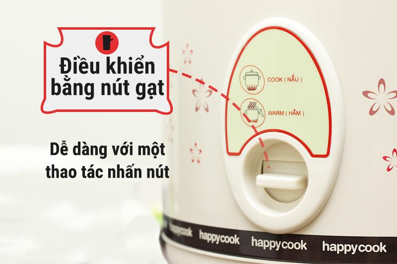 Nồi cơm điện nắp gài Happycook 1.8 lít HC-180
