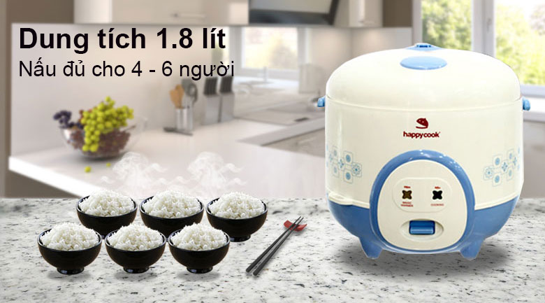Nồi cơm điện Happycook 1.8 lít HC-180A
