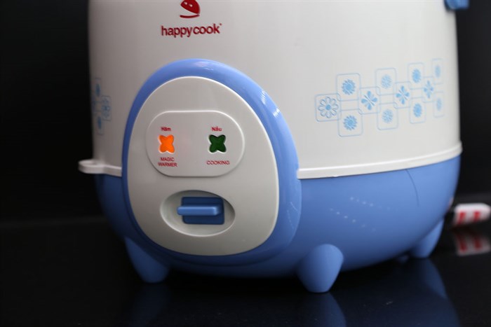 Nồi cơm điện Happycook 1.8 lít HC-180A Màu Trắng - Xanh