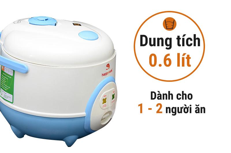 Nồi cơm điện nắp gài Happycook 0.6 lít HC-60
