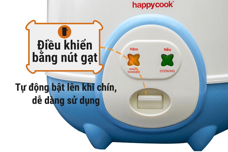 Nồi cơm điện nắp gài Happycook 0.6 lít HC-60