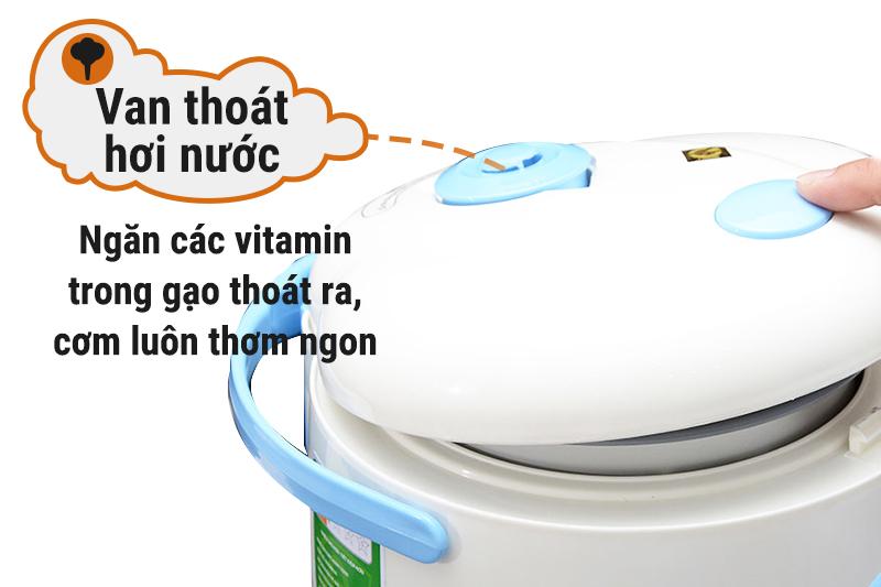 Nồi cơm điện nắp gài Happycook 0.6 lít HC-60