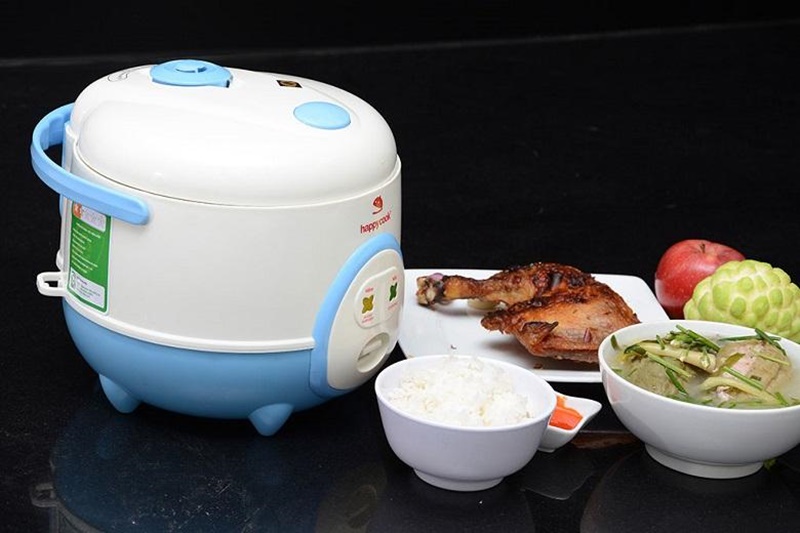 Nồi cơm điện nắp gài Happycook 0.6 lít HC-60