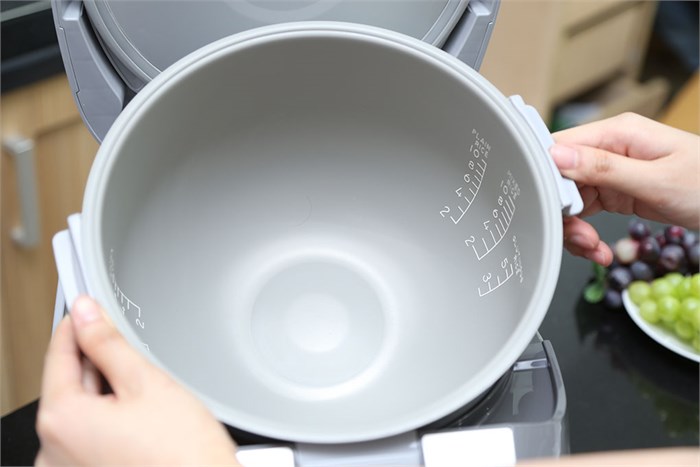 Nồi cơm điện Sharp KS-COM19V-G 1.8 lít Màu Xám