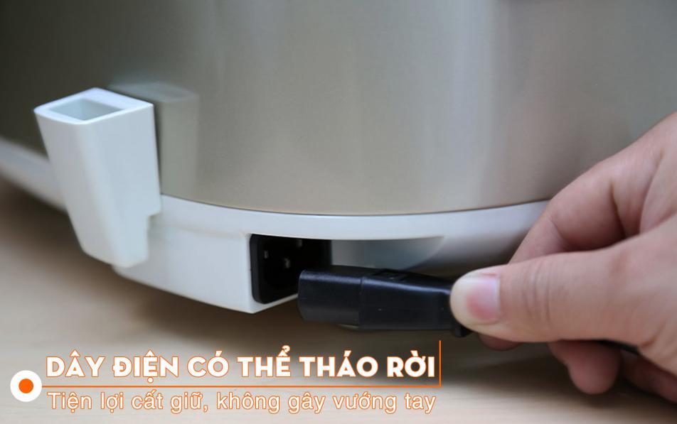 Nồi cơm điện tử Sharp 1.8 lít KS-TH18 dây điện tháo rời
