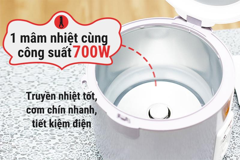 Nồi cơm điện nắp gài Goldsun 1.8 lít ARC-G18SA2