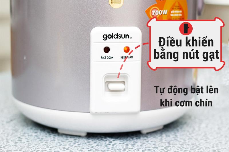 Nồi cơm điện nắp gài Goldsun 1.8 lít ARC-G18SA2