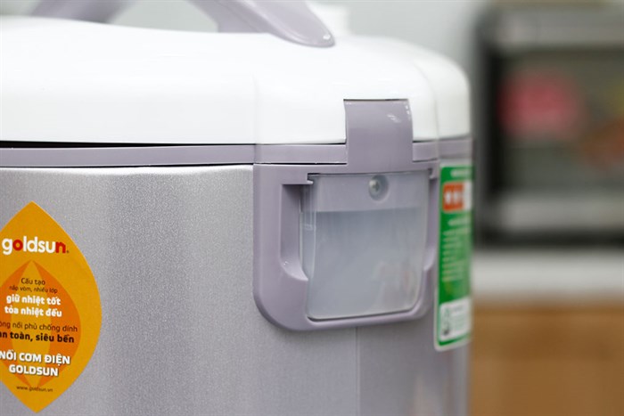 Nồi cơm điện Goldsun 1.8 lít ARC-G18SA2 Màu Xám