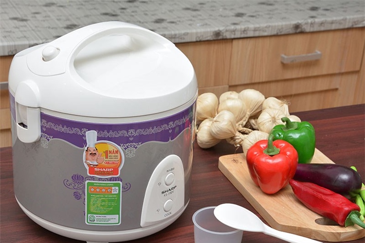 Nồi cơm điện SHARP KS-19EV 1.8 lít Màu Trắng