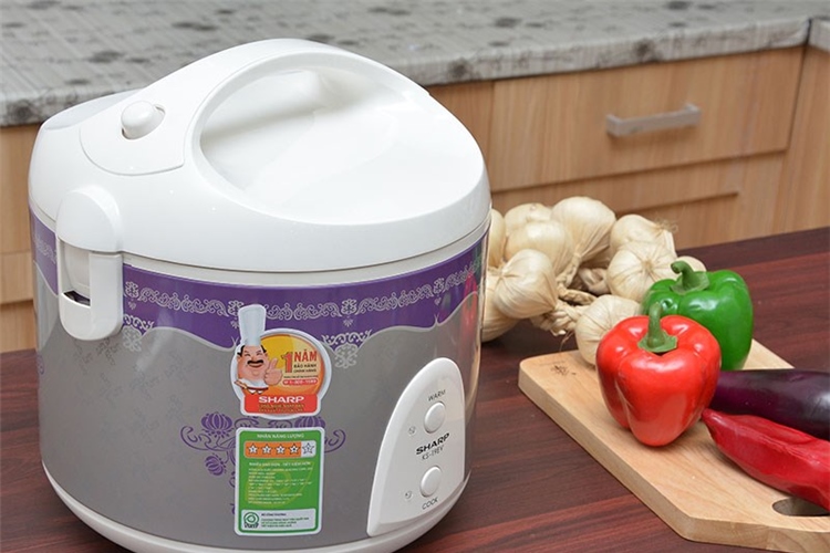 Nồi cơm điện SHARP KS-19EV 1.8 lít Màu Trắng