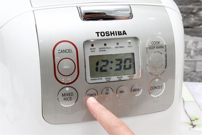Nồi cơm điện Toshiba RC-18NMF(WT)V 1.8 lít Màu Trắng