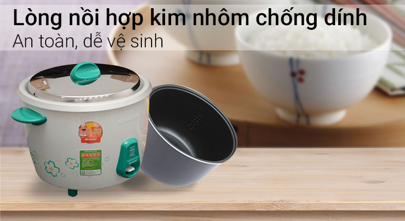 Nồi cơm điện Sharp 2.8 lít KSH-228V
