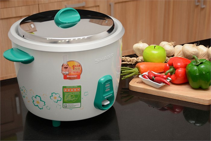 Nồi cơm điện Sharp 2.8 lít KSH-228V Màu Trắng