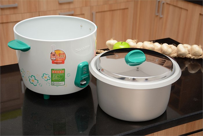 Nồi cơm điện Sharp 2.8 lít KSH-228V Màu Trắng