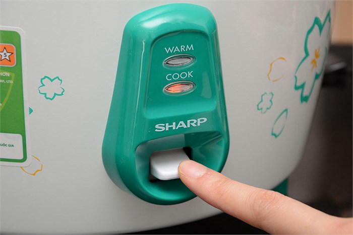 Nồi cơm điện Sharp 2.8 lít KSH-228V Màu Trắng