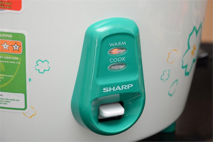 Nồi cơm điện Sharp 2.8 lít KSH-228V Màu Trắng