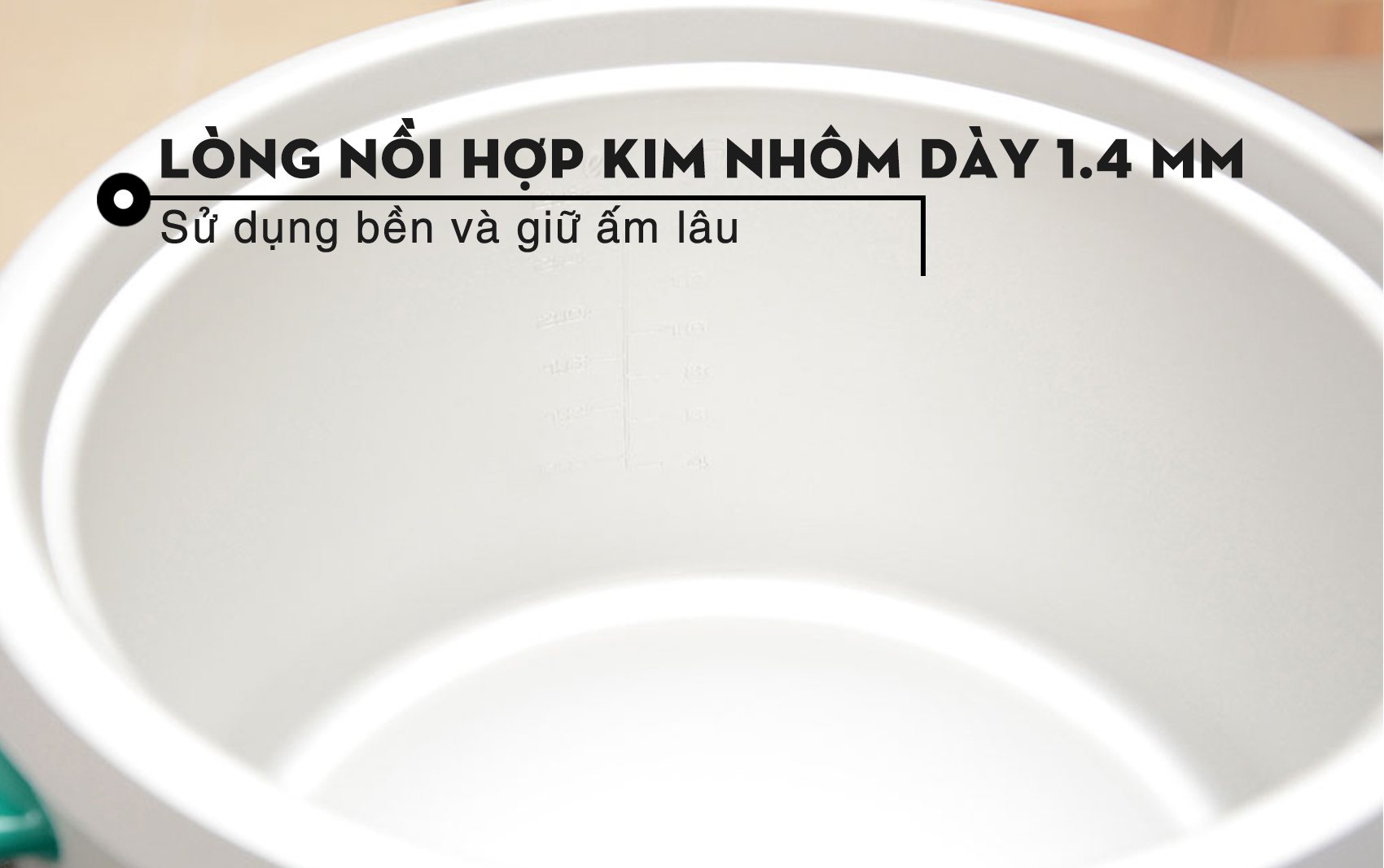 Nồi cơm điện nắp rời Sharp 2.8 lít KSH-228V