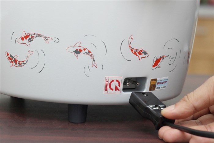 Nồi cơm điện Sharp 2.2 lít KSH-222V Màu Trắng