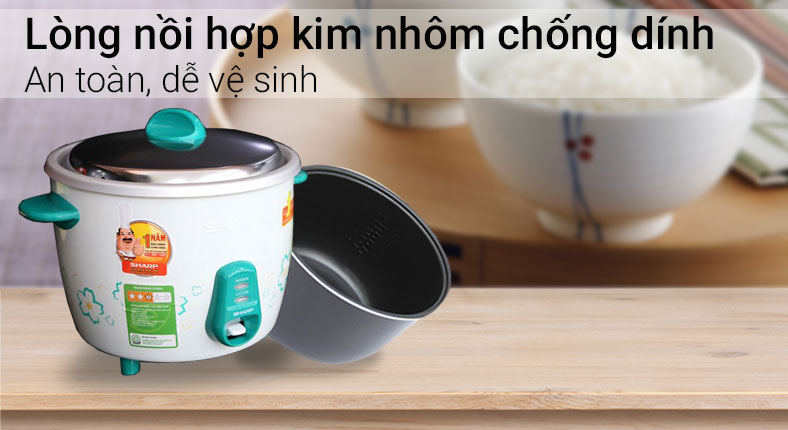 Nồi cơm điện Sharp KSH-215V 1.5 lít