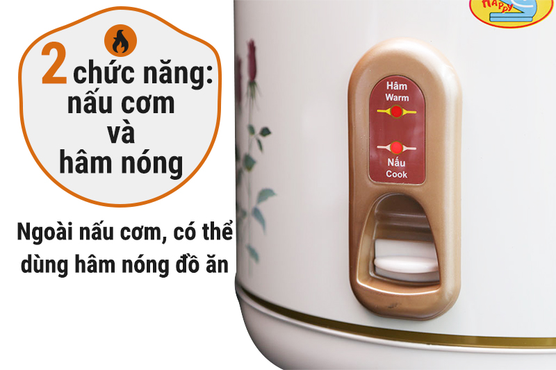 Nồi cơm điện nắp gài Happycook HC-200