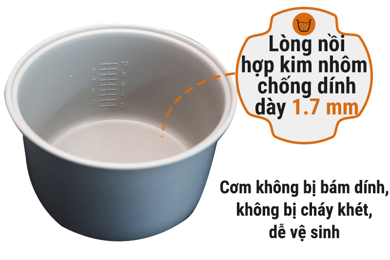 Nồi cơm điện nắp gài Happycook HC-200