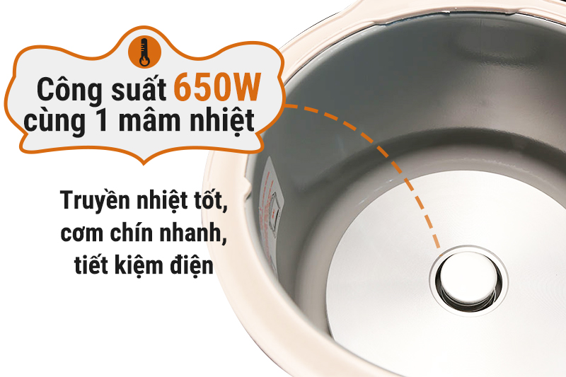Nồi cơm điện nắp gài Happycook HC-200