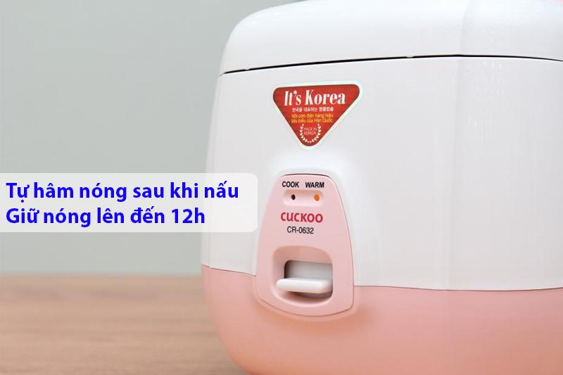 Nồi cơm điện nắp gài Cuckoo 1.0L CR-0632