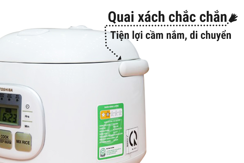 Nồi cơm điện tử Toshiba 0.5 lít RC-5MM(WT)VN